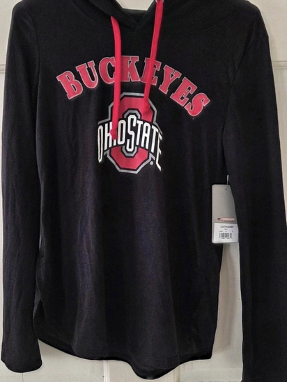 Colosseum Ohio State Buckeyes Hoodie in Black & Red